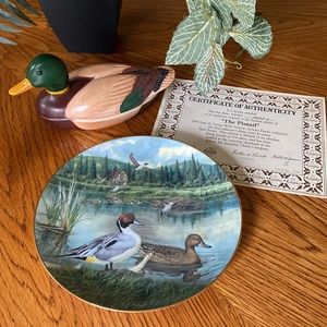 Edwin M. Knowles Pheasant & Duck collectible plates